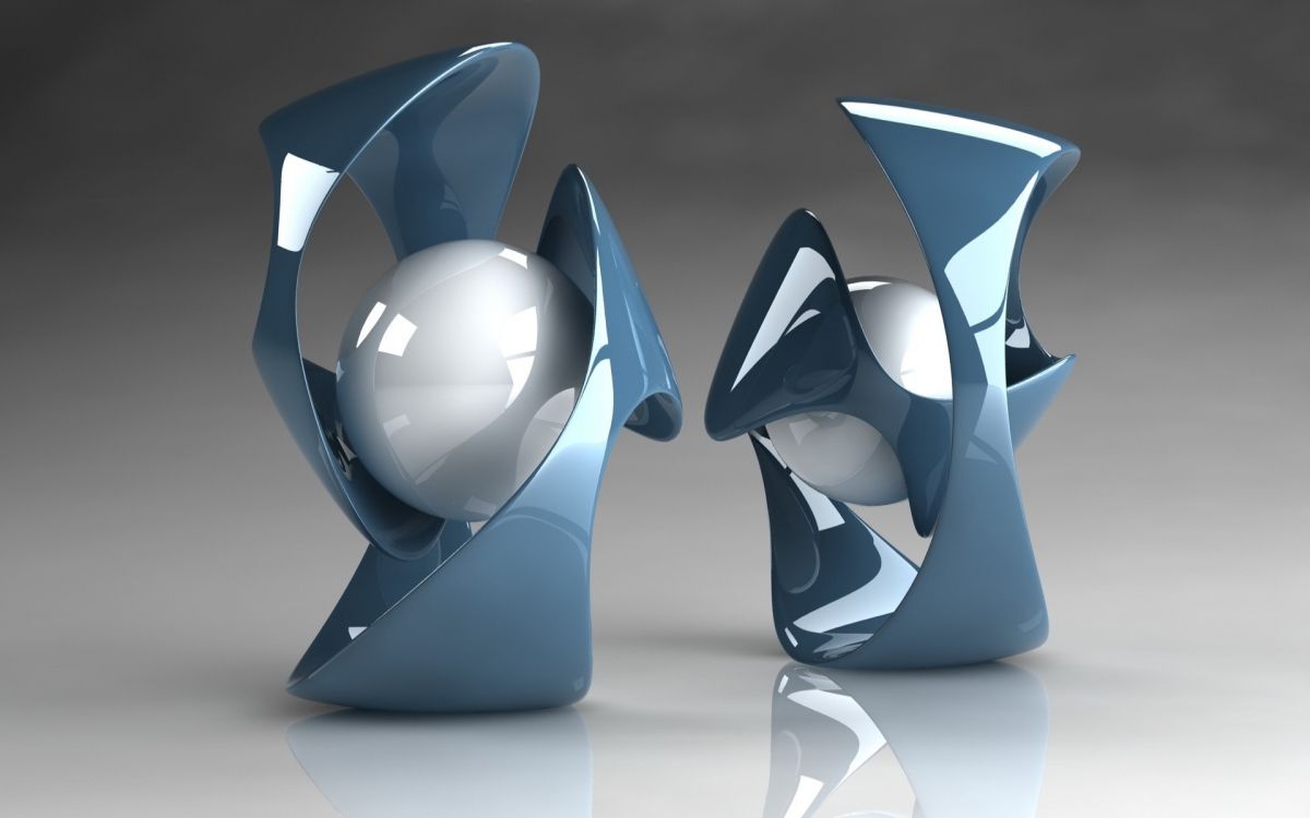 Peinture Abstraite Bleue et Blanche. Wallpaper in 1920x1200 Resolution