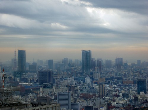 Image city skyline under white clouds during daytime