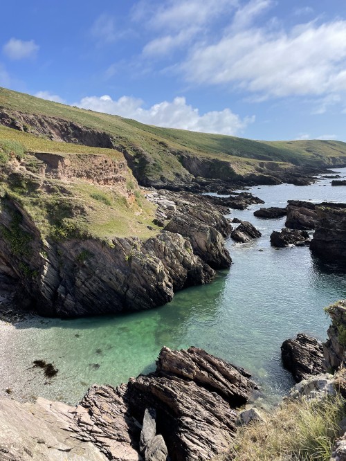 Image coast, cloud, water, mountain, natural landscape