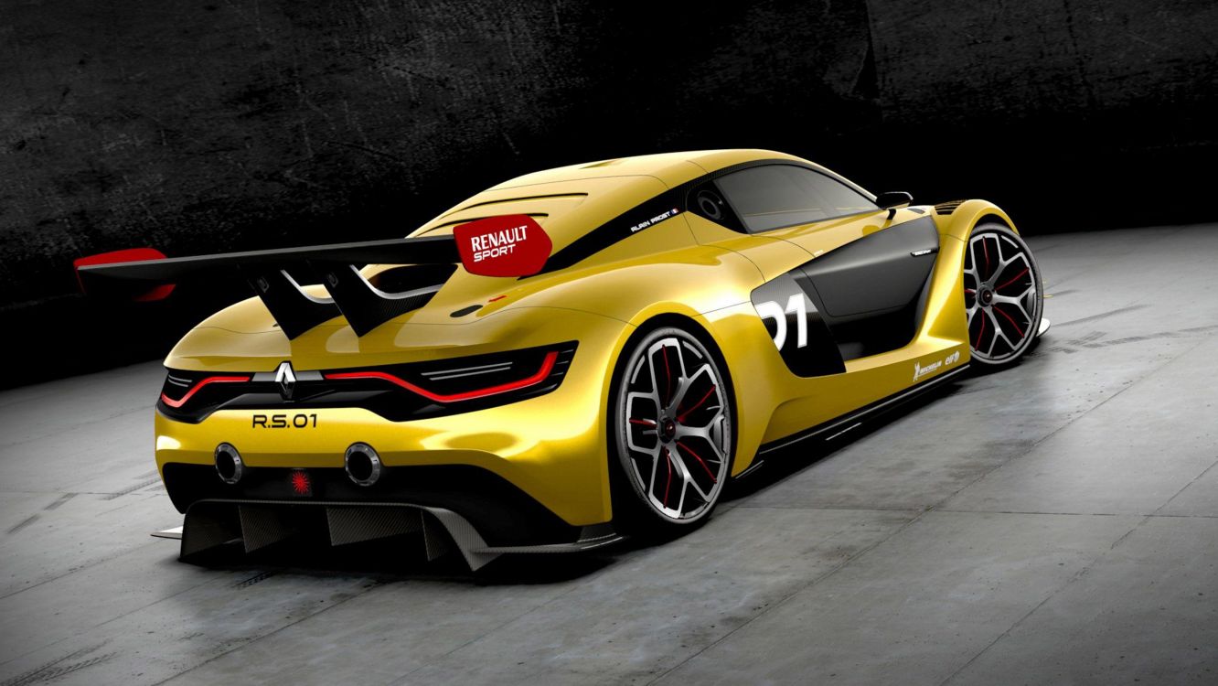 雷诺 RS 01, 雷诺, 雷诺的运动, 汽车赛车, 超级跑车 壁纸 3000x1688 允许