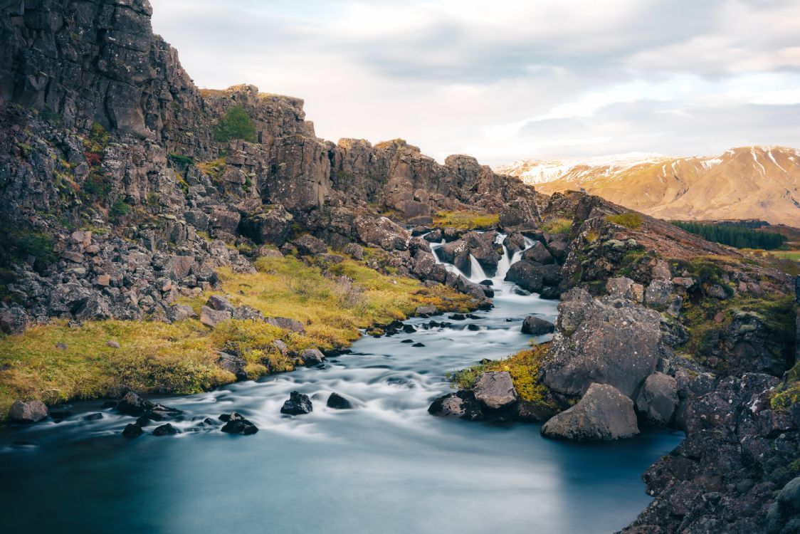 Parque Nacional Ingvellir, Agua, Montaña, Los Recursos de Agua, Paisaje Natural. Wallpaper in 4000x2667 Resolution