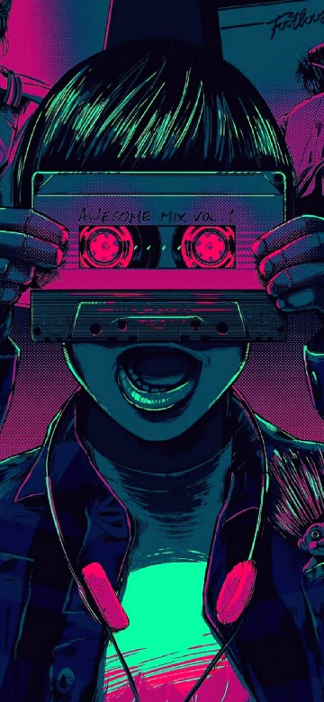 Image Aesthetics, vaporwave, Synthwave, magenta, red