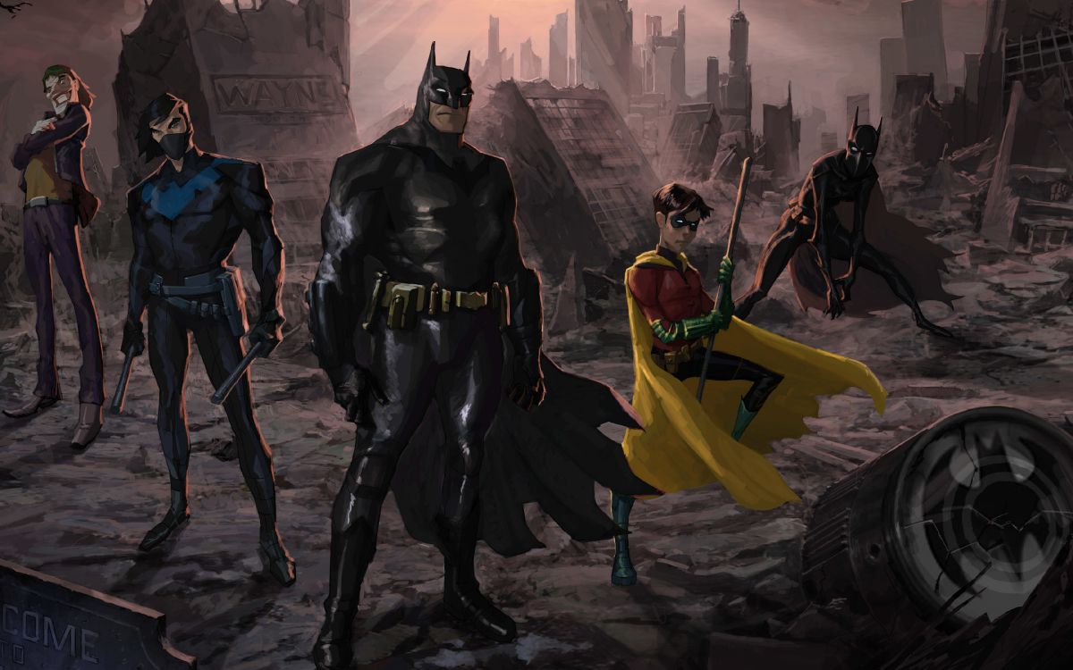 Hombre de Traje Negro y Amarillo Sosteniendo Una Espada al Lado Del Hombre de Traje Negro. Wallpaper in 3840x2400 Resolution