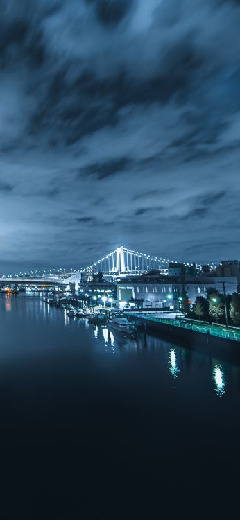 Reflexión, Edificio, Arquitectura, Torre, Agua. Wallpaper in 1080x2340 Resolution