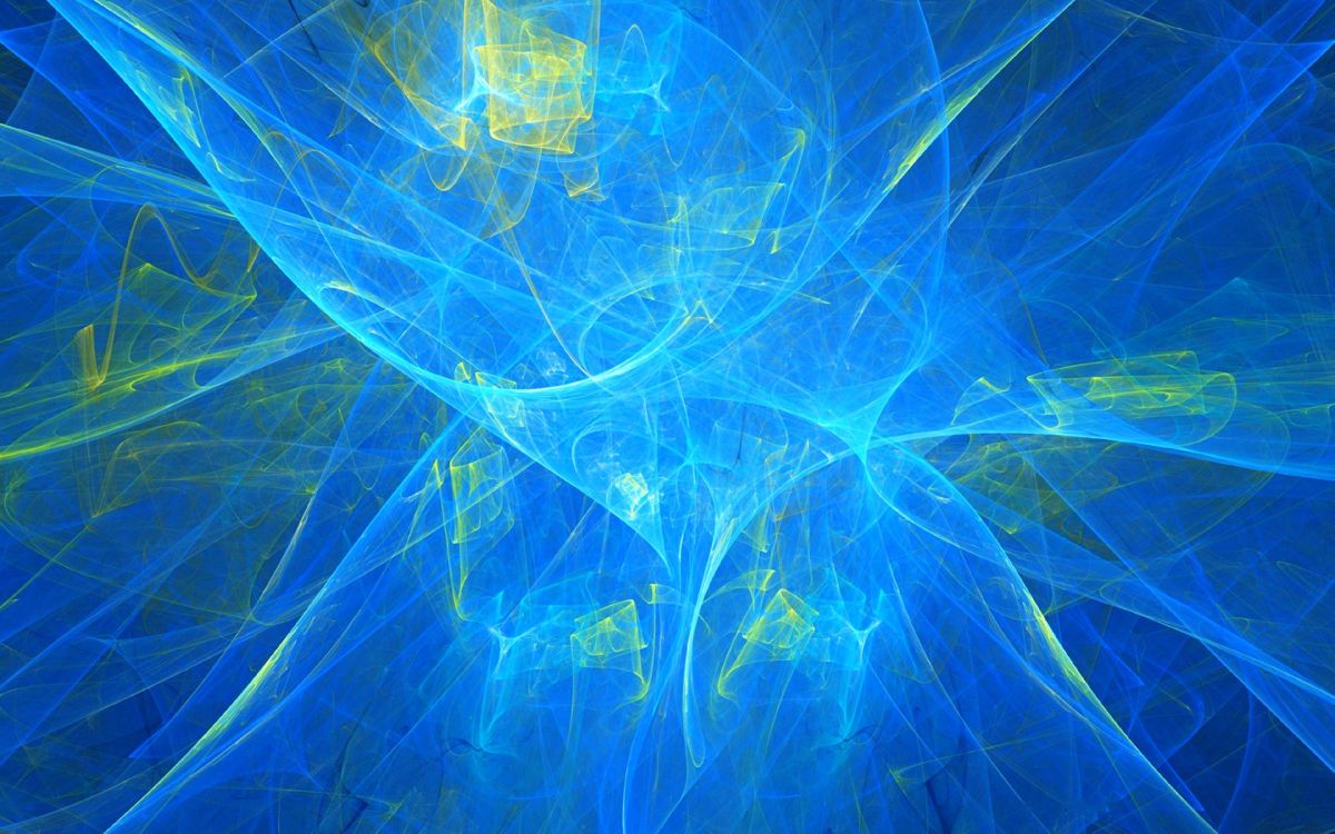 Blaues Und Weißes Licht Digitale Tapete. Wallpaper in 3840x2400 Resolution