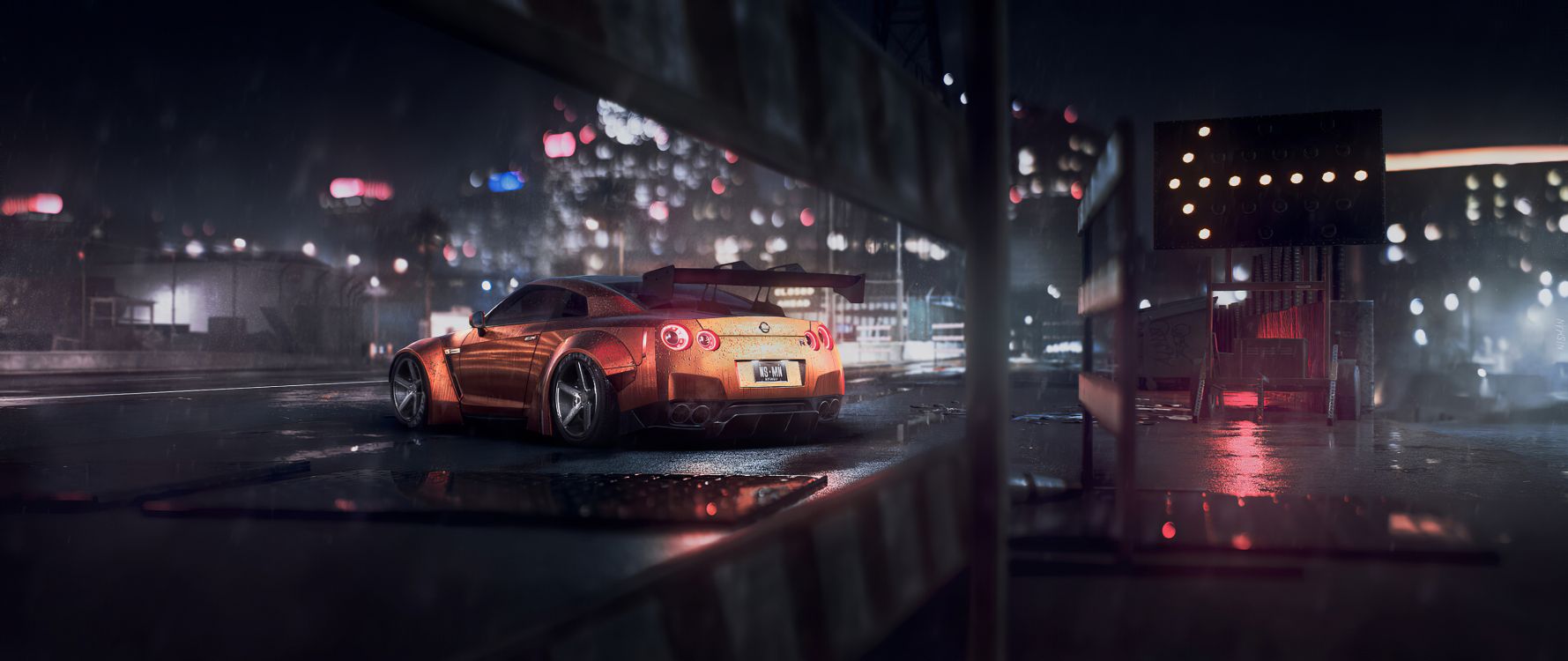 Nissan gt r, Nissan, Nissan Skyline, Deportivo, Coche. Wallpaper in 3840x1618 Resolution