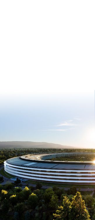 Apple Park, Apfelpark 2, Äpfeln, Airpods Pro, Cloud. Wallpaper in 1280x2942 Resolution
