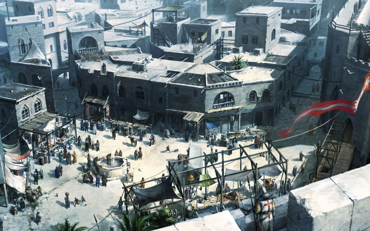 Menschen, Die Tagsüber Auf Der Straße in Der Nähe Von Gebäuden Gehen. Wallpaper in 2560x1600 Resolution