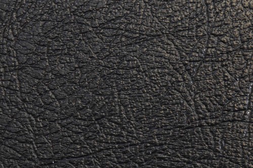 Image black leather textile in close up photography