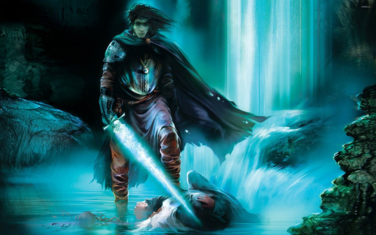 Homme en Costume Noir Tenant Une Arme. Wallpaper in 2560x1600 Resolution