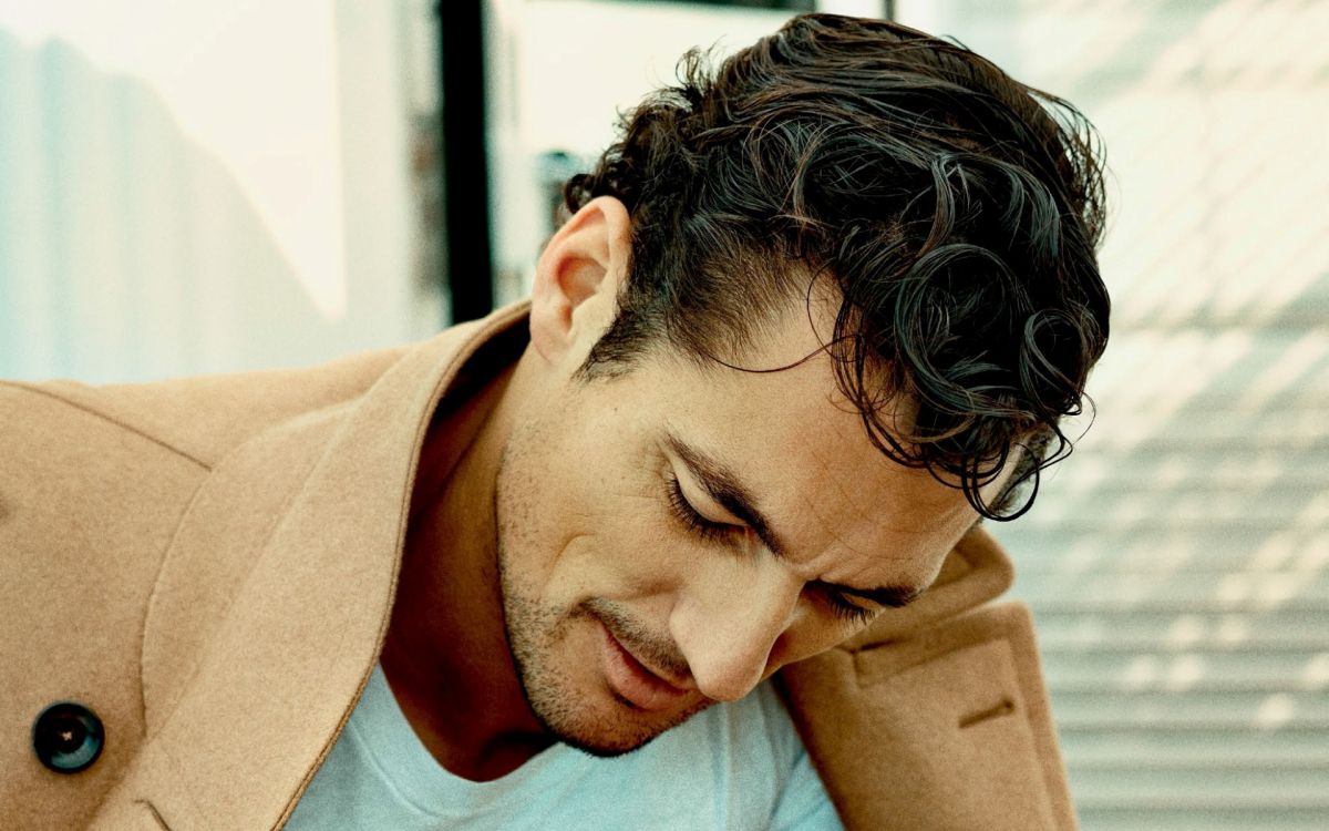 David Gandy, Modell, Hals, Ohr, Vogue. Wallpaper in 1920x1200 Resolution