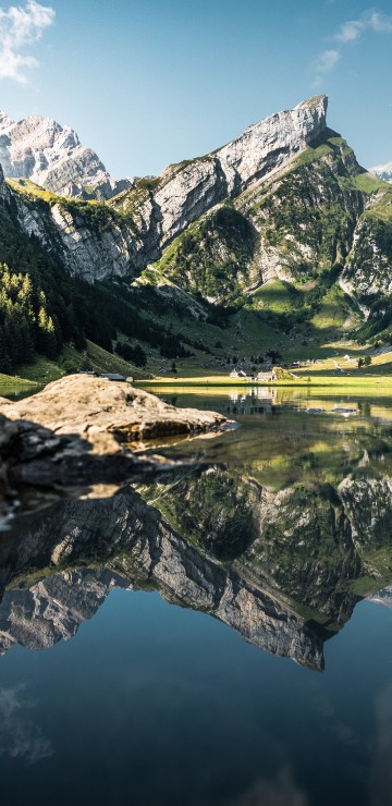 Image seealpsee, appenzell alps, water, cloud, water resources