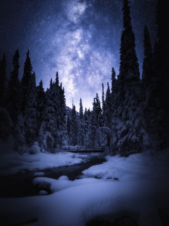 Nacht, Winter, Cloud, Atmosphäre, Wasser. Wallpaper in 3888x5184 Resolution