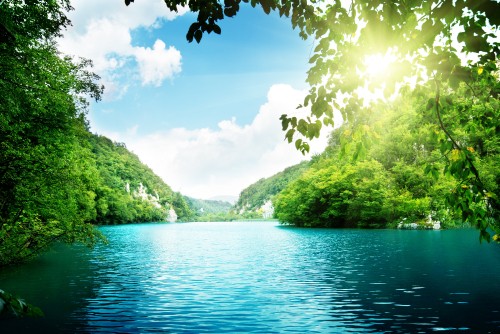 Image natural landscape, water resources, nature, body of water, green