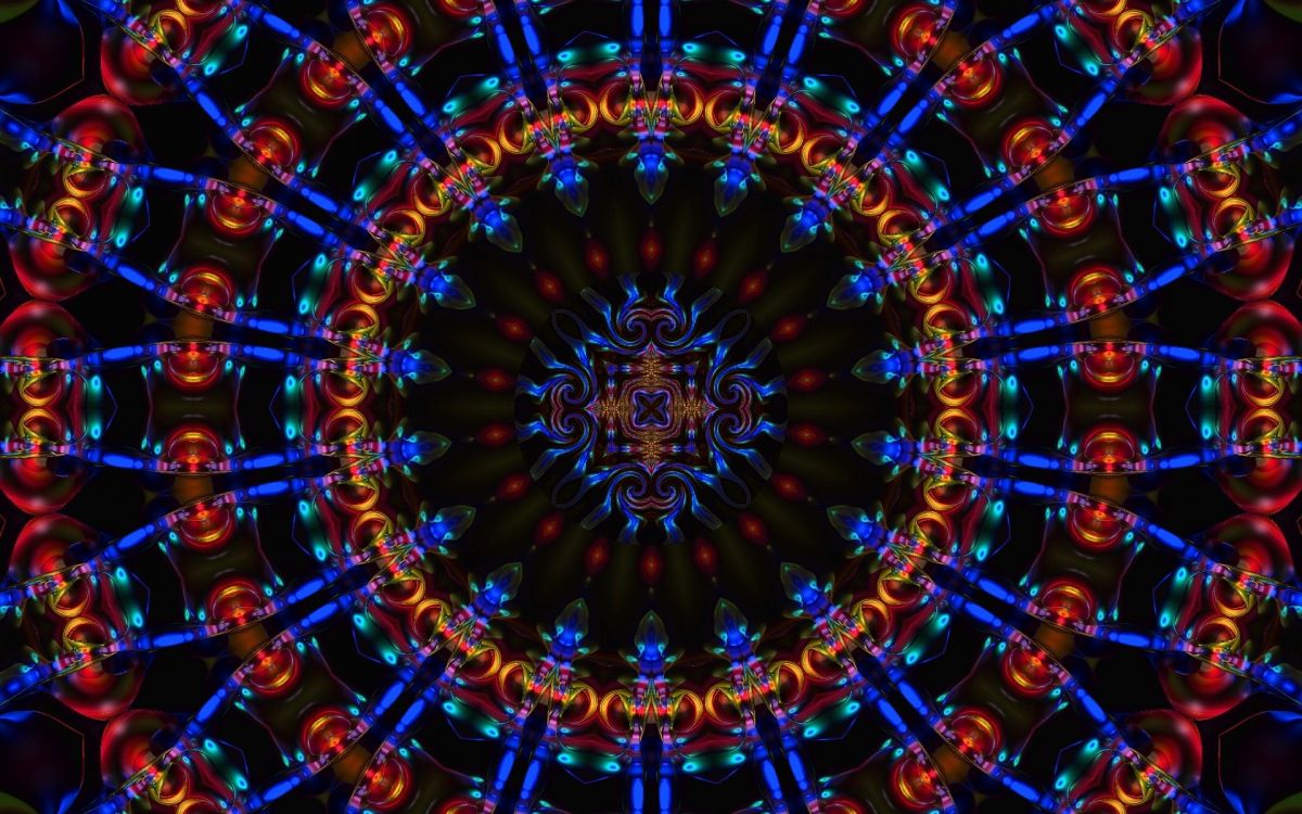 Luces Redondas Azules y Amarillas. Wallpaper in 1920x1200 Resolution