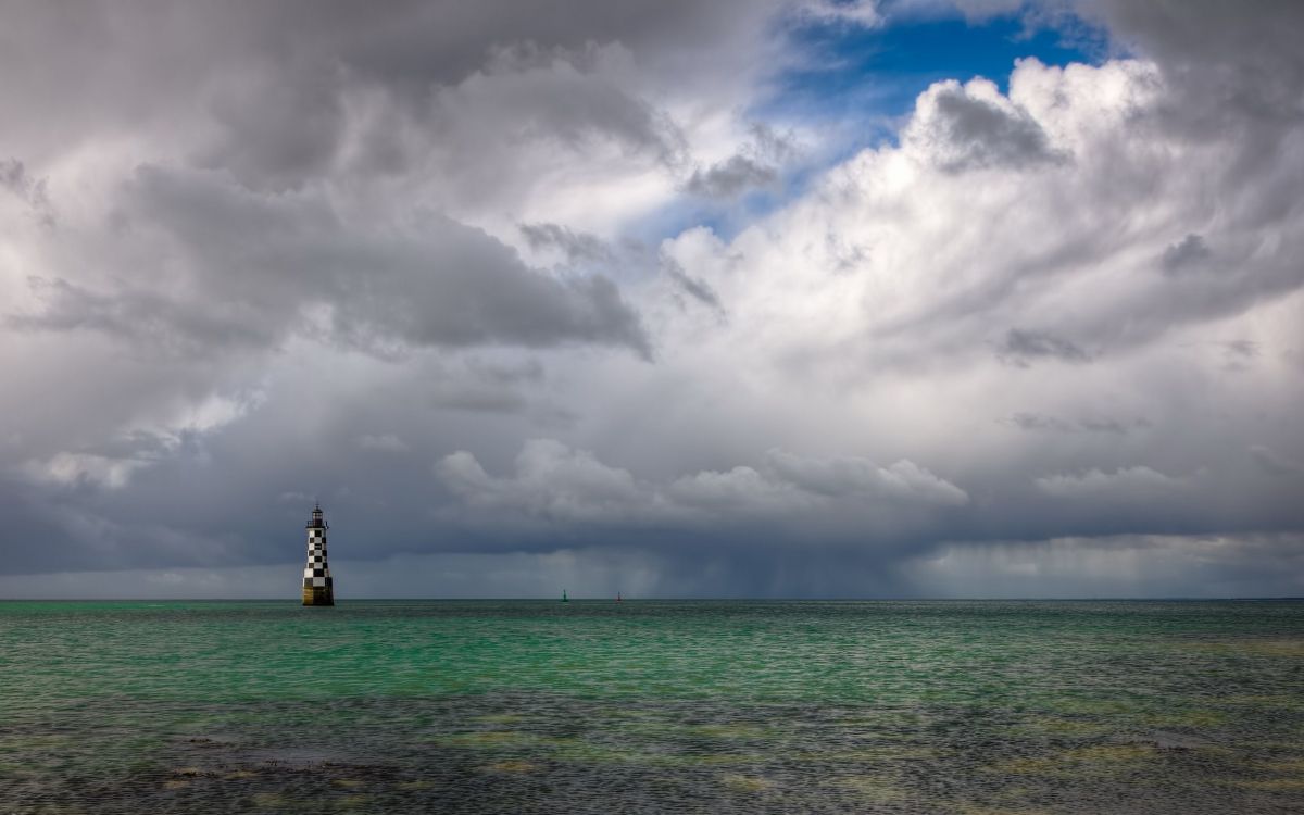 地平线, 大海, 海洋, 冷静, 气氛 壁纸 2560x1600 允许