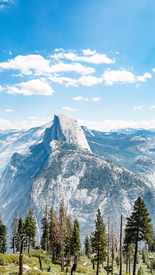 Image yosemite national park, Glacier Point, Nevada Fall, national park, park