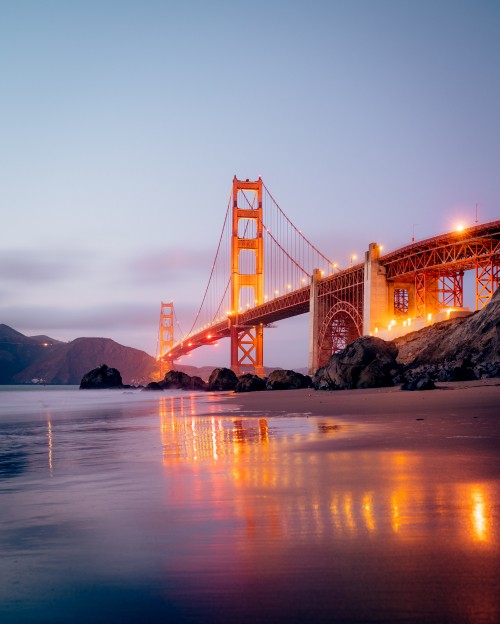 Image golden gate bridge san francisco california