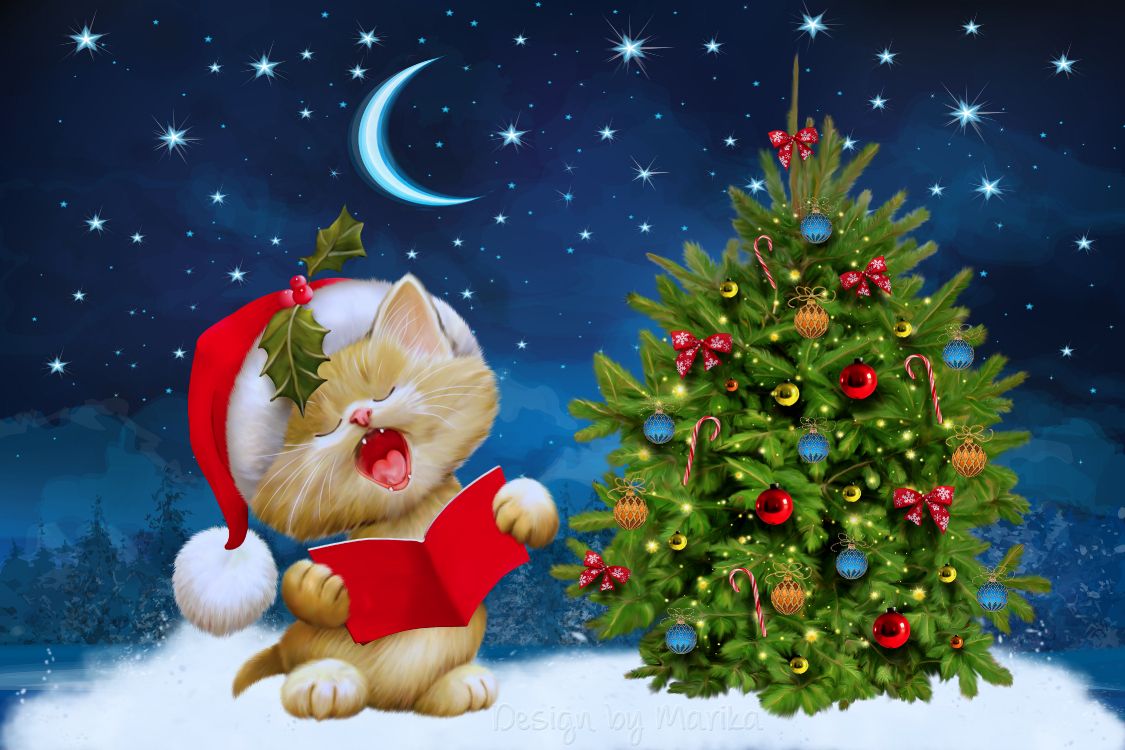 Navidad, Decoración de la Navidad, Árbol de Año Nuevo, Nochevieja. Wallpaper in 4500x3000 Resolution
