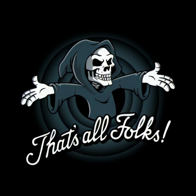 Das War's Leute, Cartoon, Poster, Ärmel, T-shirt. Wallpaper in 2560x2560 Resolution