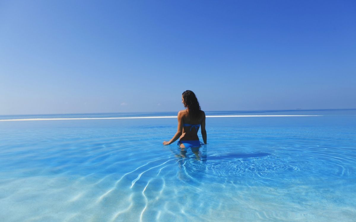 Mer, Blue, Eau, Vacances, Horizon. Wallpaper in 2560x1600 Resolution