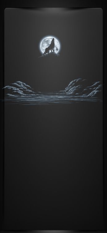 Obscurité, Noir et Blanc, Graphique, Objet Astronomique, Événement Céleste. Wallpaper in 1080x2340 Resolution