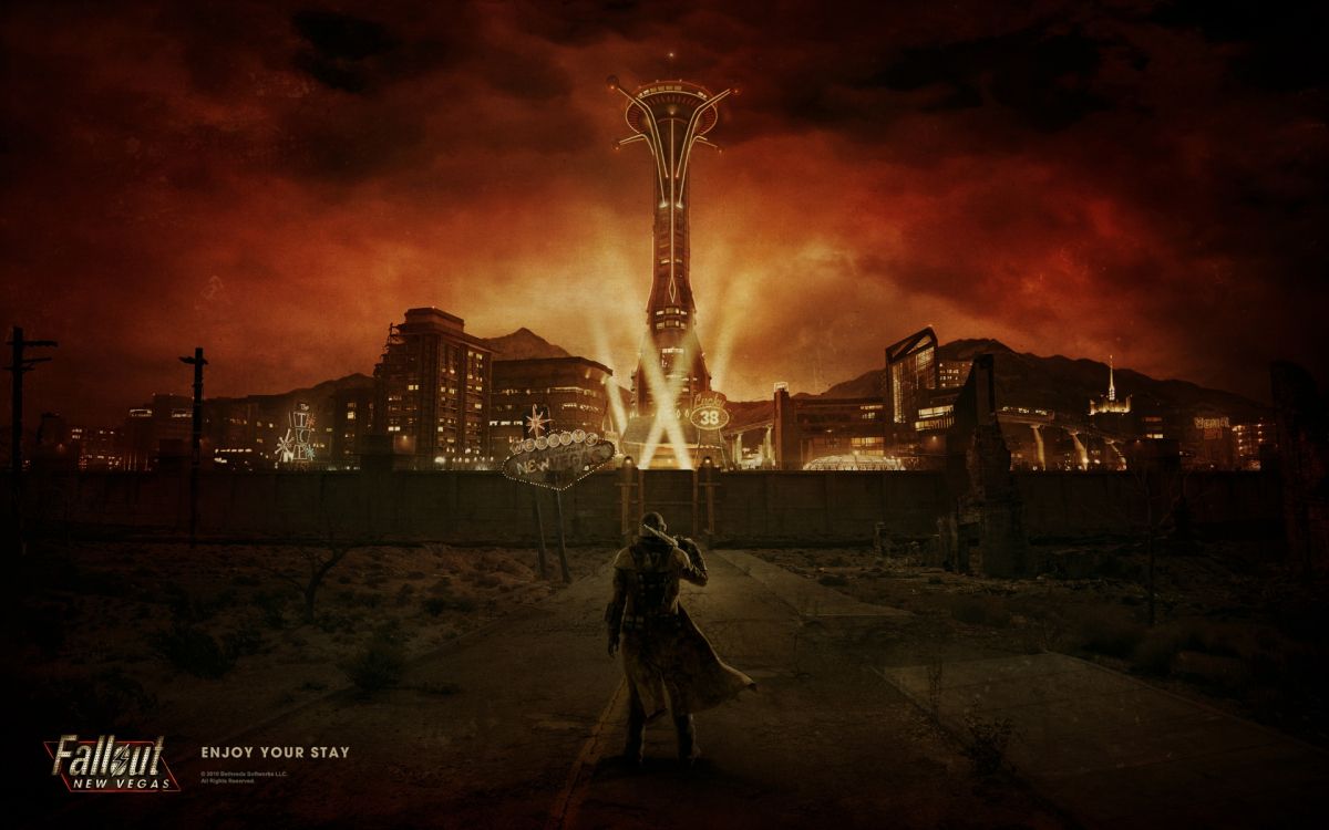Fallout New Vegas, Fallout 4, Retombées, Mod, Ciel. Wallpaper in 1920x1200 Resolution