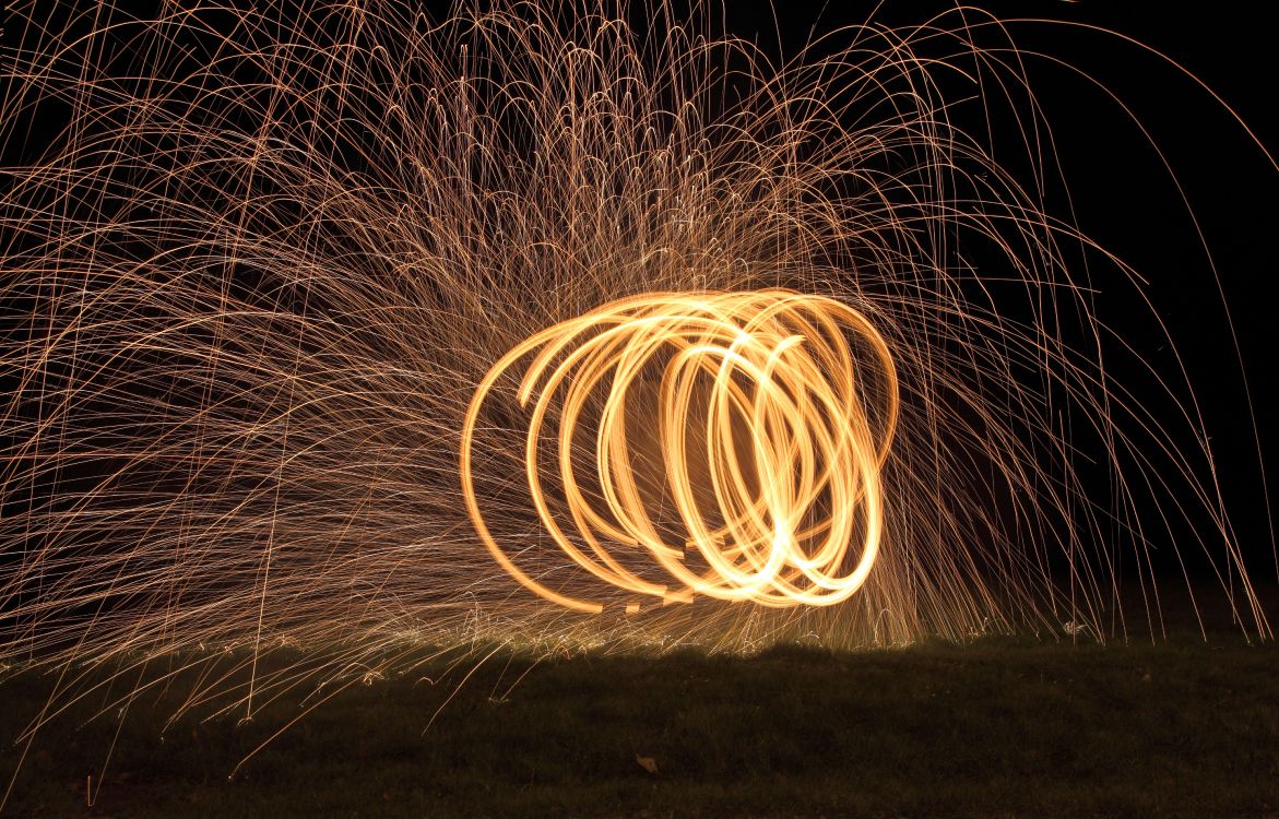 Zeitrafferfotografie Von Feuer. Wallpaper in 5316x3402 Resolution