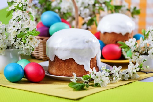 Image kulich, Easter, easter egg, food, paska