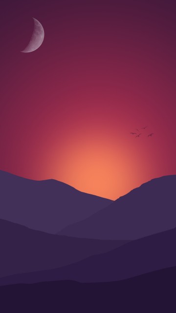 Image wall, minimalism, tablet, mountain, available