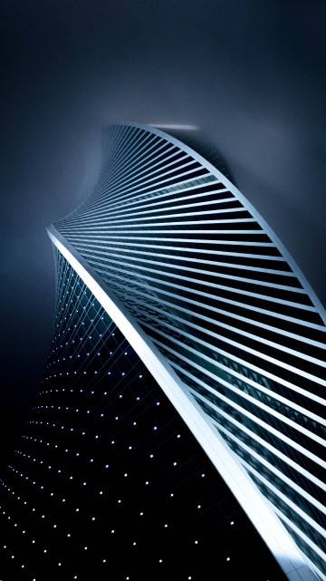 Image gray and black spiral stairs
