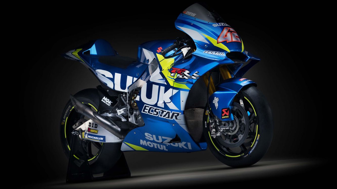 2019 MotoGP赛季, 铃木GSX-RR, 2020 MotoGP世界冠军, 铃木ecstar车队, 摩托车赛车 壁纸 3840x2160 允许