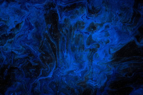 Image blue and white abstract painting