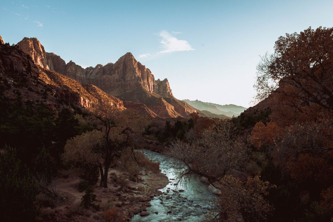el Parque Nacional Zion, el Parque Nacional De, Acantilado, el Parque Nacional de Banff, Parque. Wallpaper in 6720x4480 Resolution