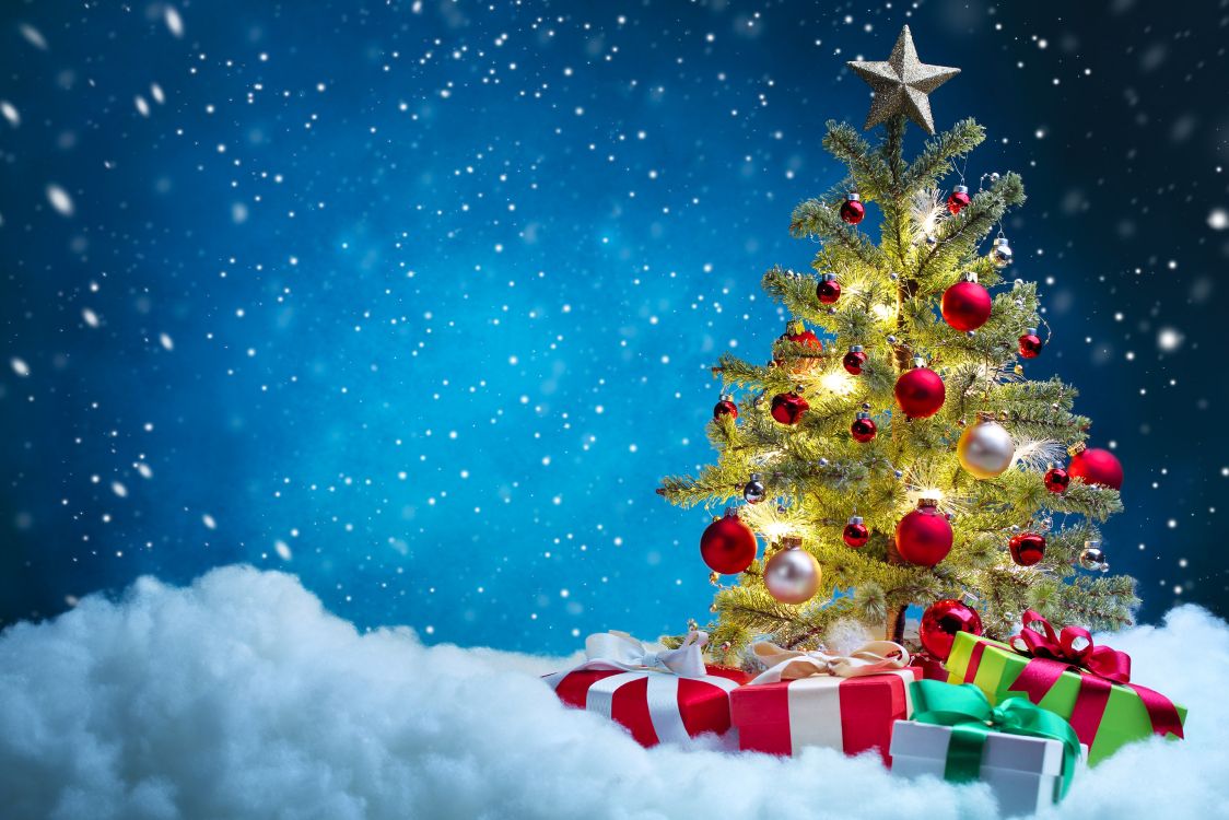 圣诞树, 圣诞节, 圣诞装饰, 圣诞前夕, 圣诞节的装饰品 壁纸 7000x4667 允许