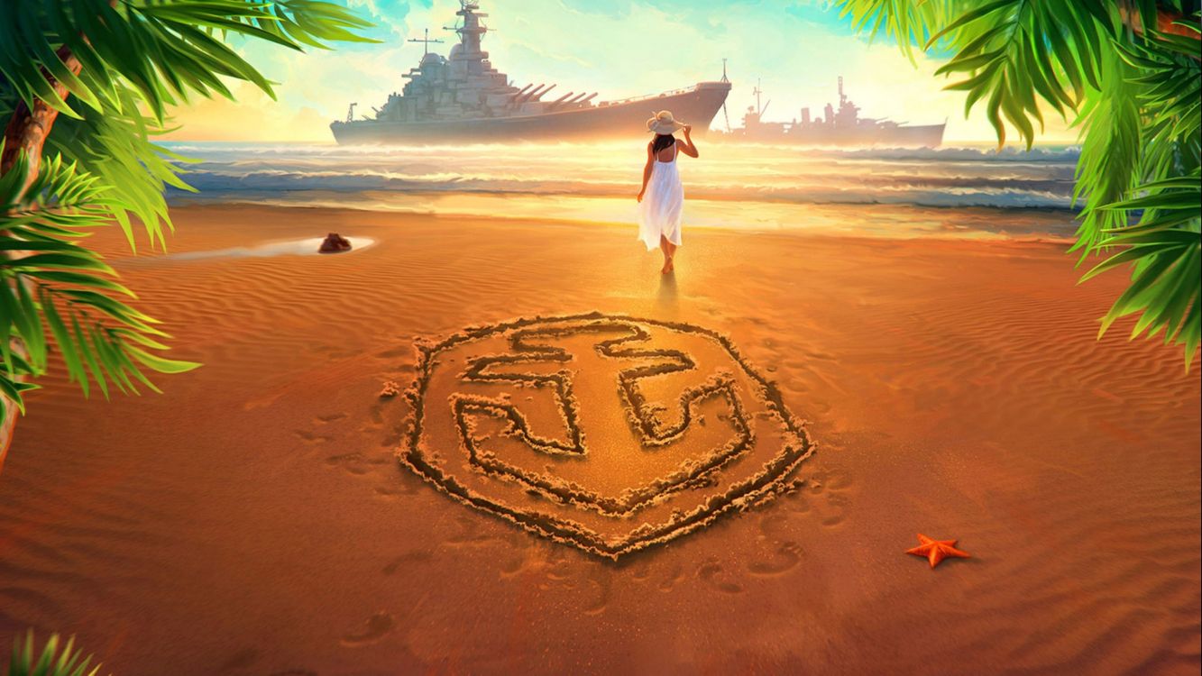 World of Warships Logo, Welt Der Kriegsschiffe, Wargaming, Kriegsschiff, Ökoregion. Wallpaper in 3200x1800 Resolution