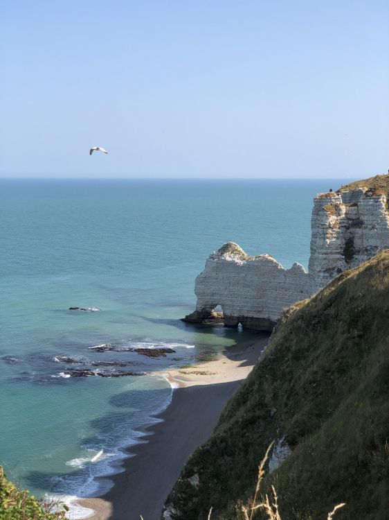 coast, sea, promontory, headland, water