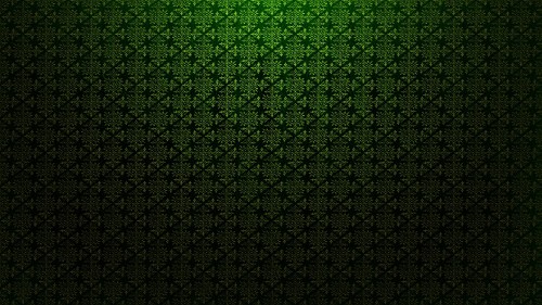 Image green and black floral textile