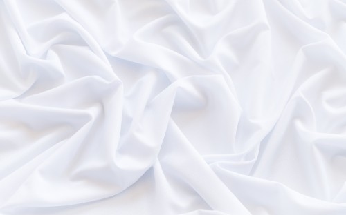 Image white textile in close up photography