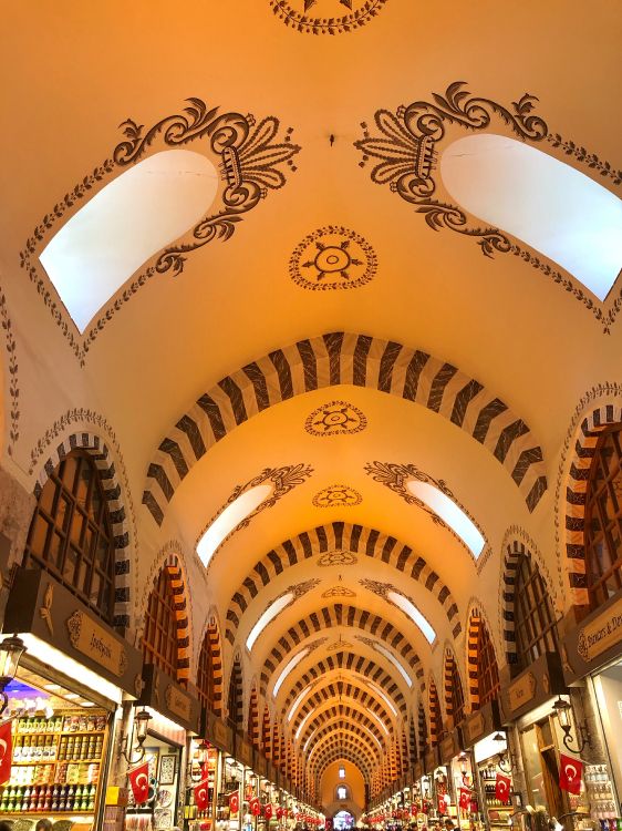 Arch, Msr Ars, Aéroport International de Sabiha Gokcen, Plafond, Détail. Wallpaper in 3024x4032 Resolution