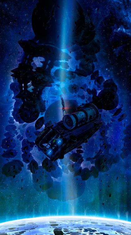 Atmosphäre, Astronomisches Objekt, Kunst, Raumschiff, Electric Blue. Wallpaper in 1080x1920 Resolution