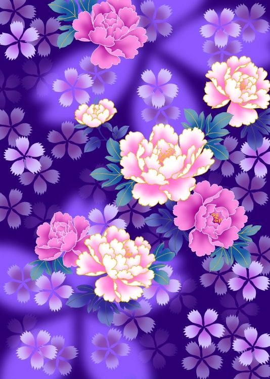 Fleurs Violettes et Jaunes en Fleurs. Wallpaper in 2976x4175 Resolution