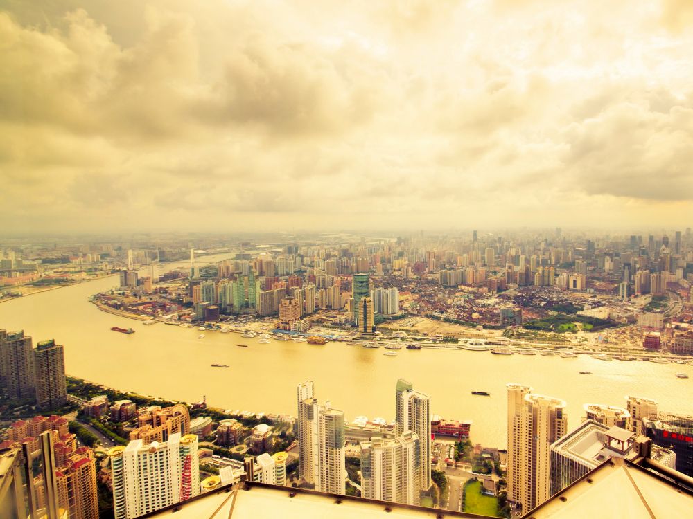 aerial view of city buildings during daytime