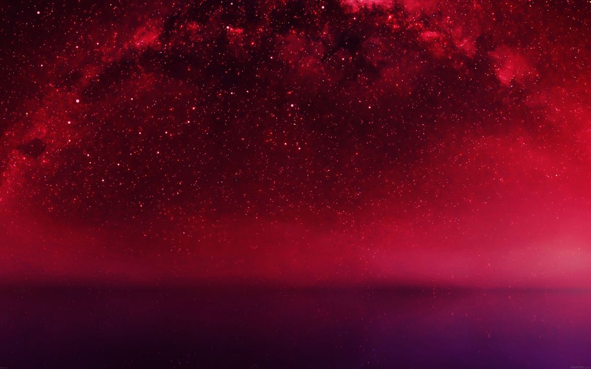 Fondos de Pantalla Noche Estrellada Roja y Negra, Imágenes y Fotos Gratis