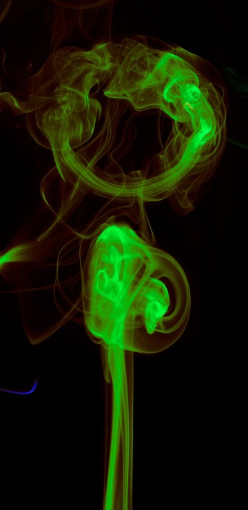 Image blue and pink light streaks