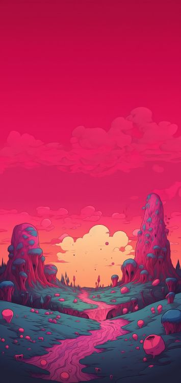 Visual Arts, Kunstfarbe, Farbe, Afterglow, Naturlandschaft. Wallpaper in 1996x4212 Resolution