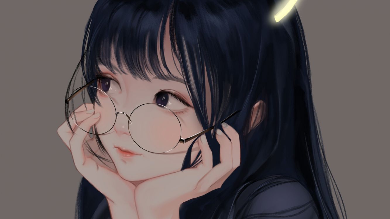 JumpTime 13x9.2cm Anime Fille Autocollant Anime fille lunettes lunettes  Anime Fille Anime Avec Des Lunettes lunettes fille personnages d'anime -  AliExpress