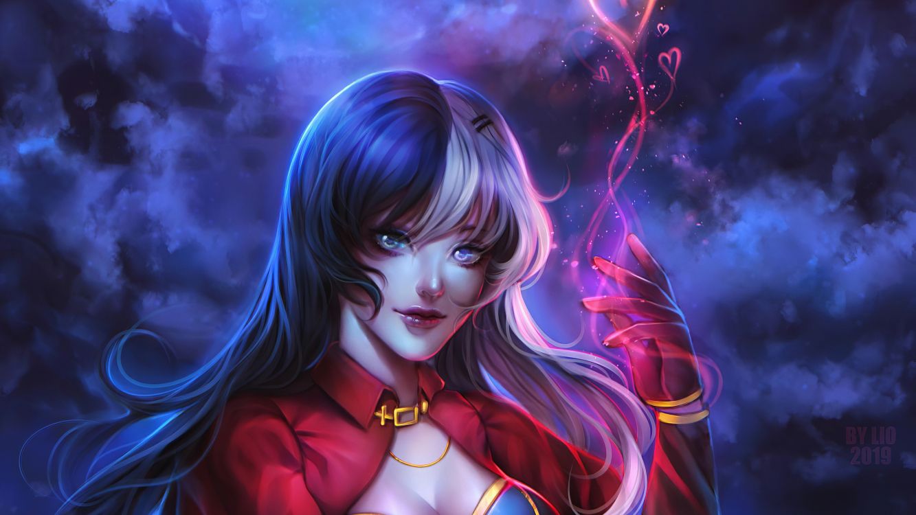 L'art Numérique, Art, Artiste, Cheveu, Cartoon. Wallpaper in 3840x2160 Resolution