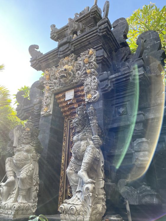 bali, landmark, statue, archaeological site, stone carving