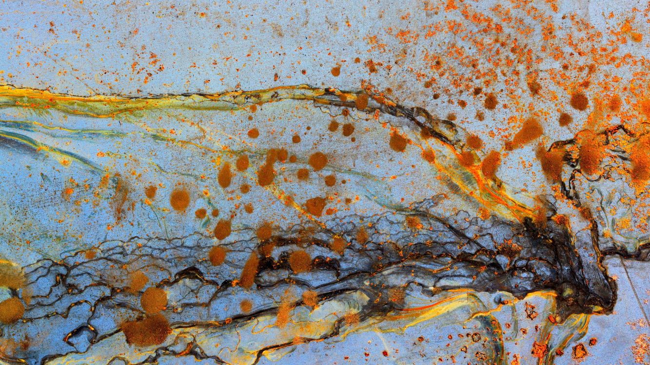 Peinture Abstraite Brune et Blanche. Wallpaper in 2560x1440 Resolution